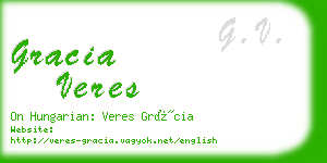 gracia veres business card